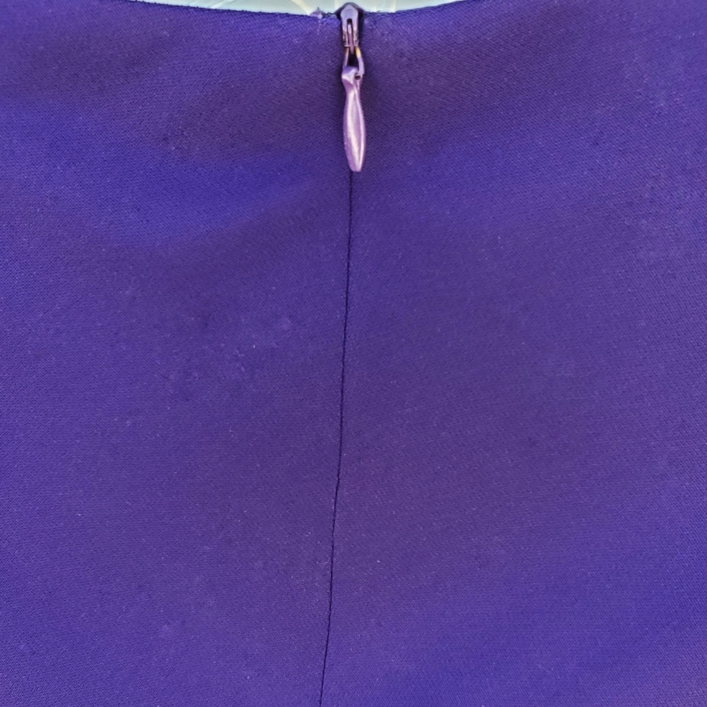 ❤SOLD❤EVAN-PICONE Beaded High Neck Cocktail Sheath 💜  Special Occasion Dress 👗 - Picture 12 of 15